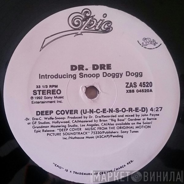 Dr. Dre Introducing Snoop Dogg  - Deep Cover