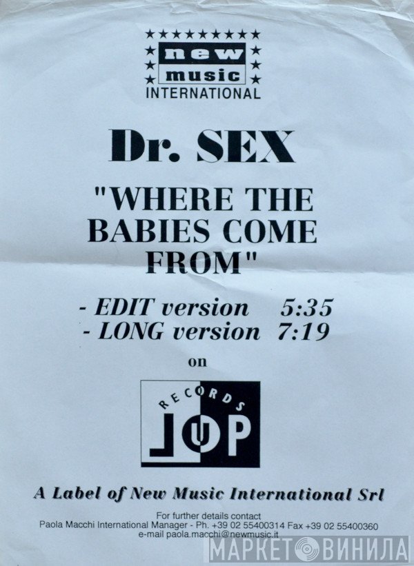 Dr. Sex - Where The Babies Come From