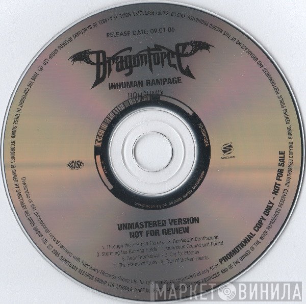 Dragonforce  - Inhuman Rampage (Roughmix)
