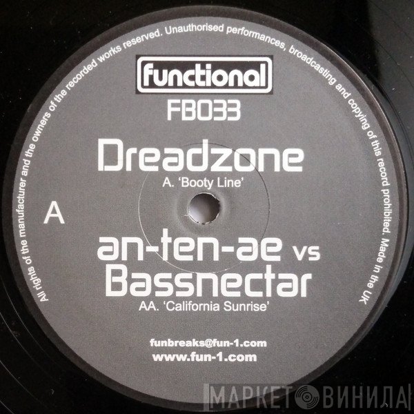 Dreadzone, An-ten-nae, Bassnectar - Booty Line / California Sunrise