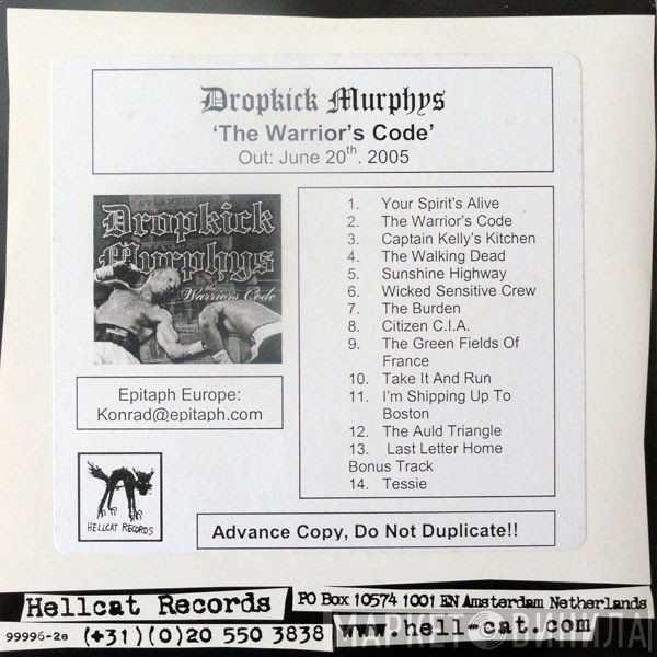 Dropkick Murphys  - The Warrior's Code