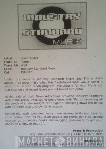 Drum Addict - Walk / Pump