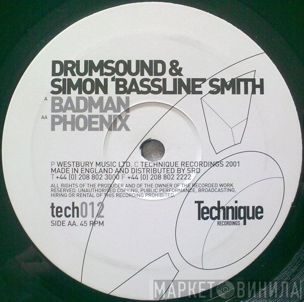 Drumsound & Simon "Bassline" Smith - Badman / Phoenix