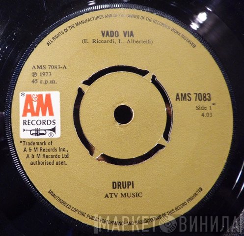 Drupi  - Vado Via