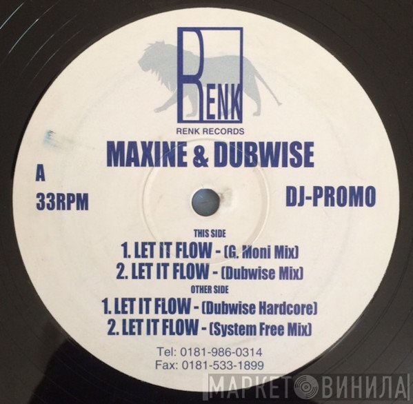 Dubwise , Maxine Francis - Let It Flow