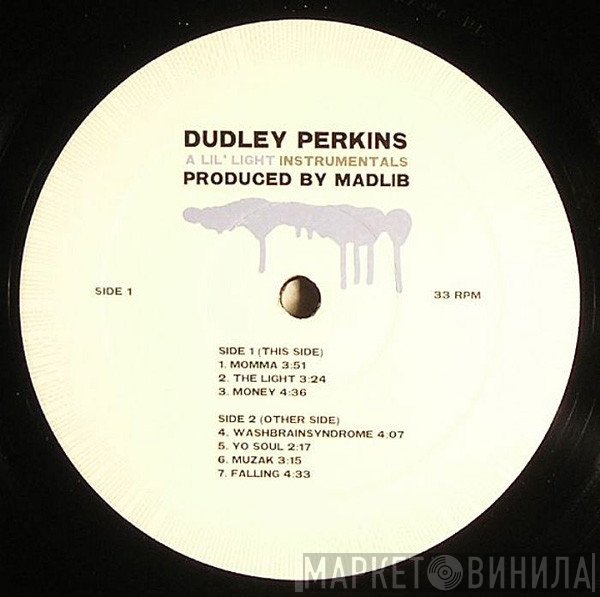 Dudley Perkins - A Lil' Light Instrumentals