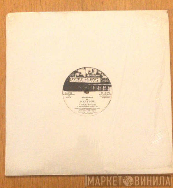 Duke Bootee  - Broadway