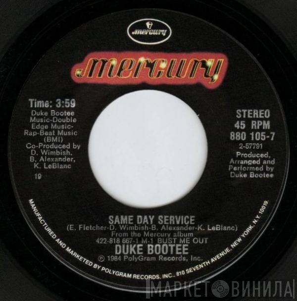 Duke Bootee  - Same Day Service