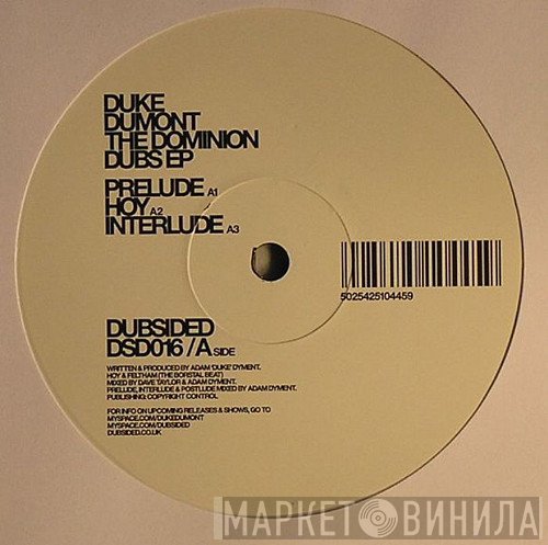 Duke Dumont - The Dominion Dubs EP