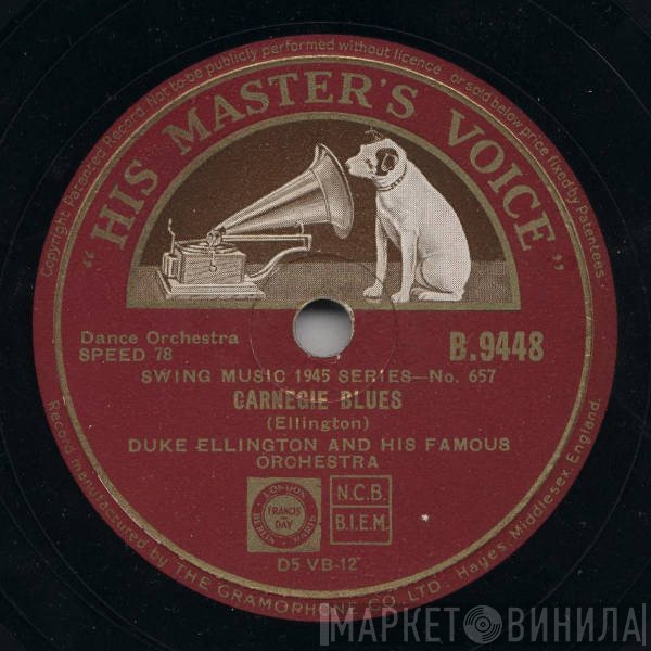 Duke Ellington And His Orchestra - Carnegie Blues / The Mood To Be Wooed