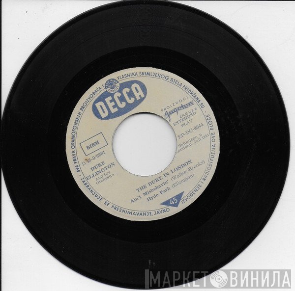 Duke Ellington And His Orchestra  - The Duke In London