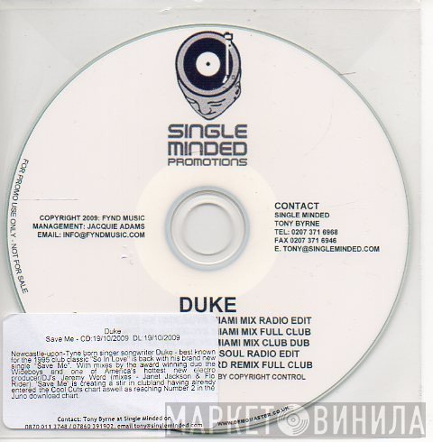 Duke  - Save Me