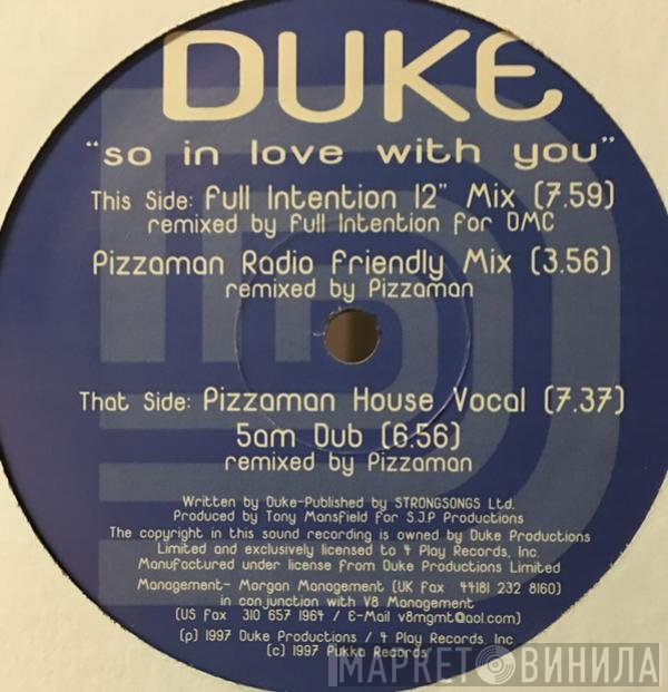 Duke  - So In Love With You