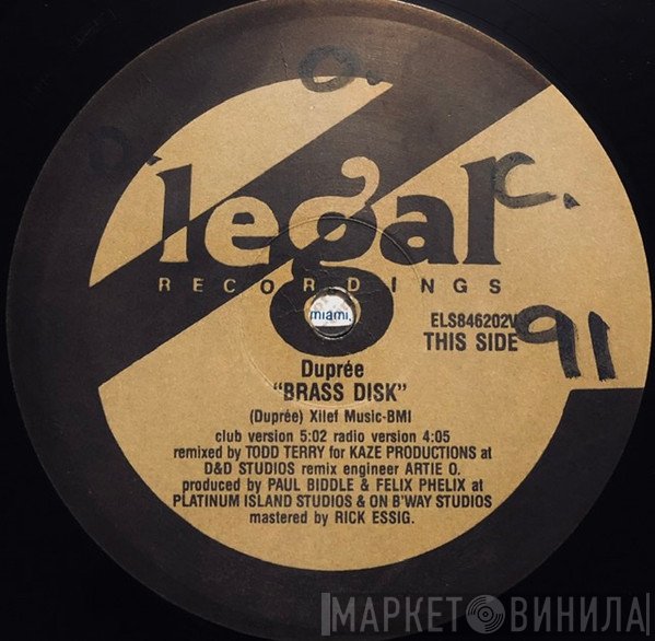 Dupree - Brass Disk