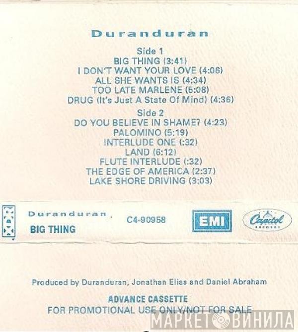 Duran Duran  - Big Thing