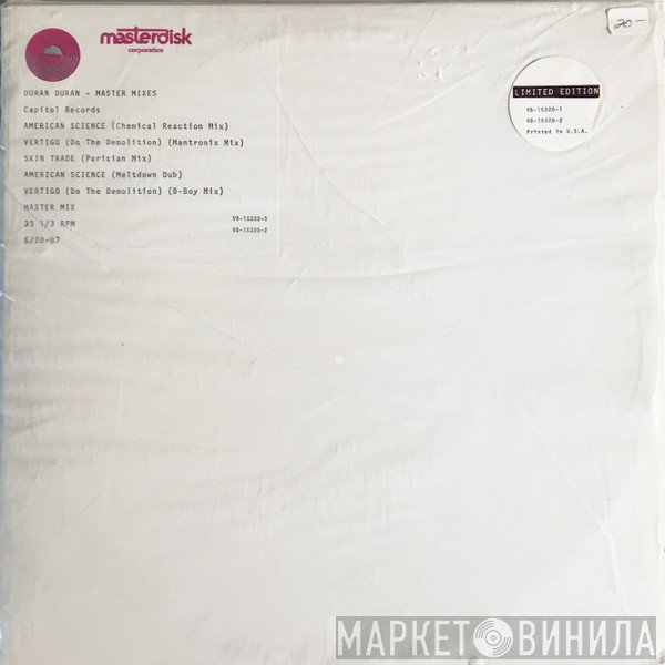 Duran Duran - Master Mixes