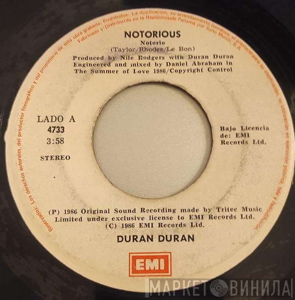Duran Duran  - Notorious