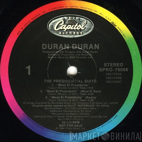 Duran Duran - The Presidential Suite / Skintrade