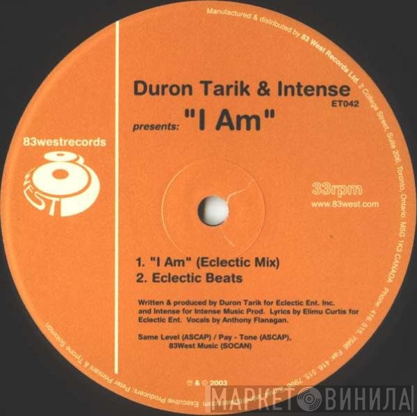 Duron Tarik & Intense   - I Am