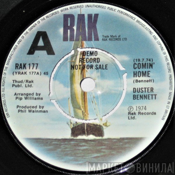 Duster Bennett - Comin' Home