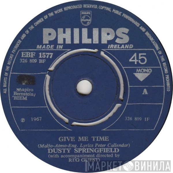 Dusty Springfield - Give Me Time