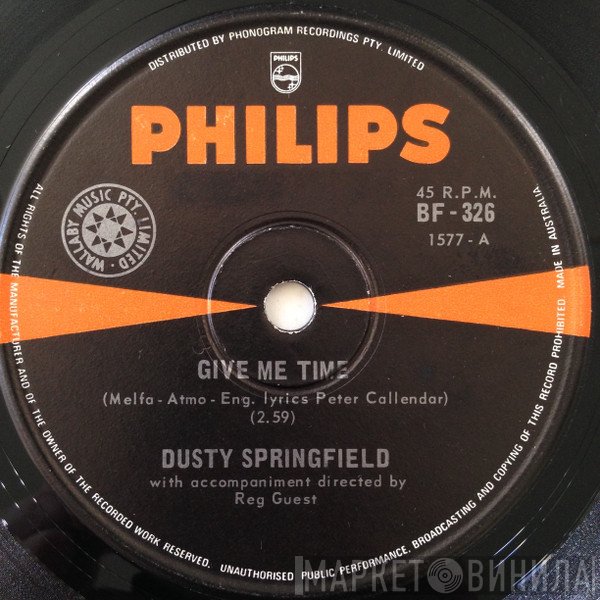 Dusty Springfield  - Give Me Time