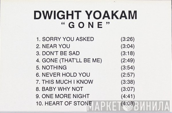 Dwight Yoakam  - Gone