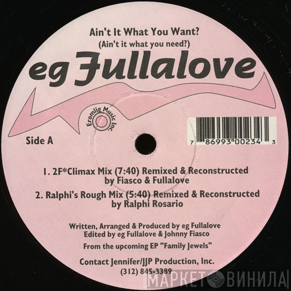 E.G. Fullalove - Ain't It What You Want? (Ain't It What You Need?)