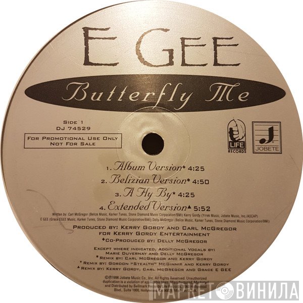 E Gee - Butterfly Me