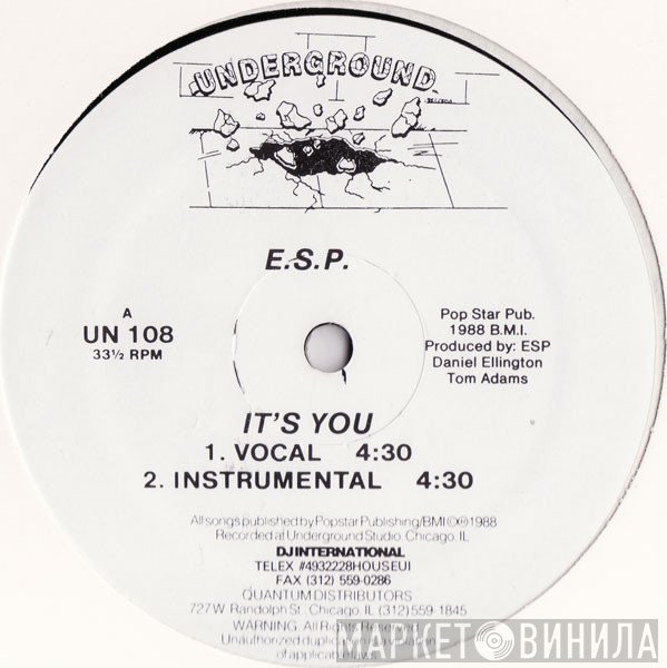E.S.P. - It's You