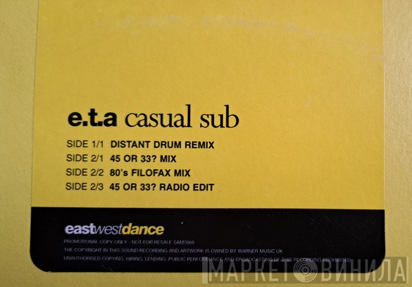 ETA - Casual Sub