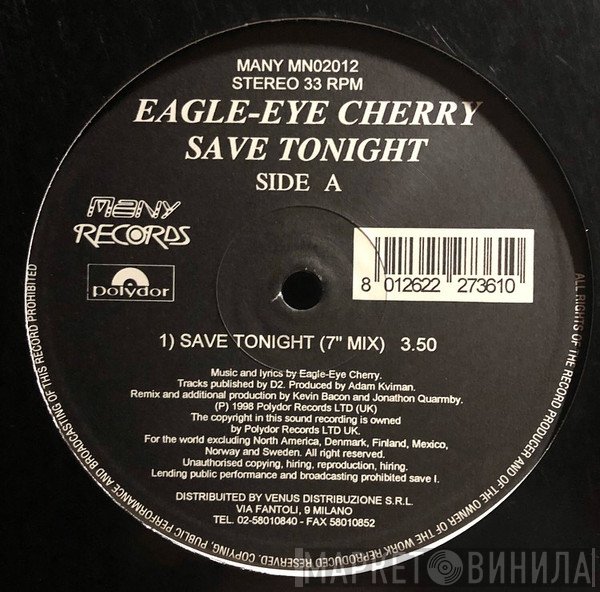 Eagle-Eye Cherry  - Save Tonight