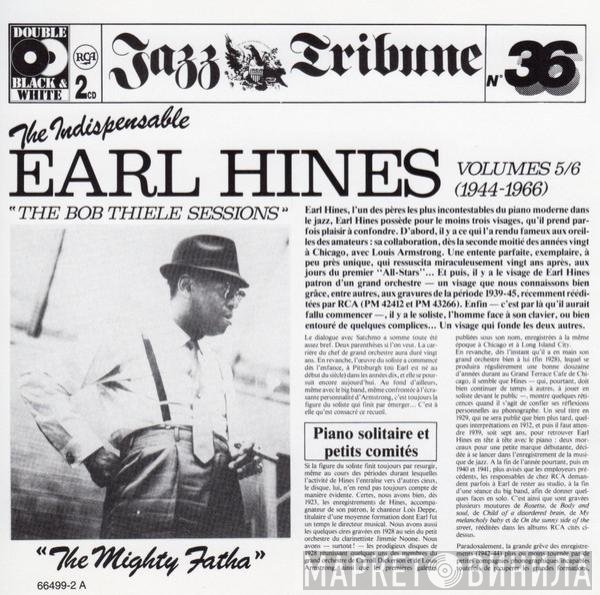 Earl Hines - The Indispensable Earl Hines Vol 5/6 (1944-1966) "The Bob Thiele Sessions"