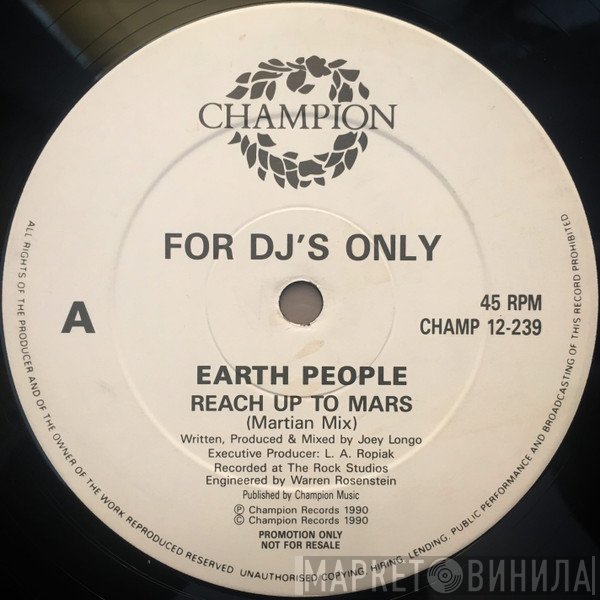 Earth People - Reach Up To Mars
