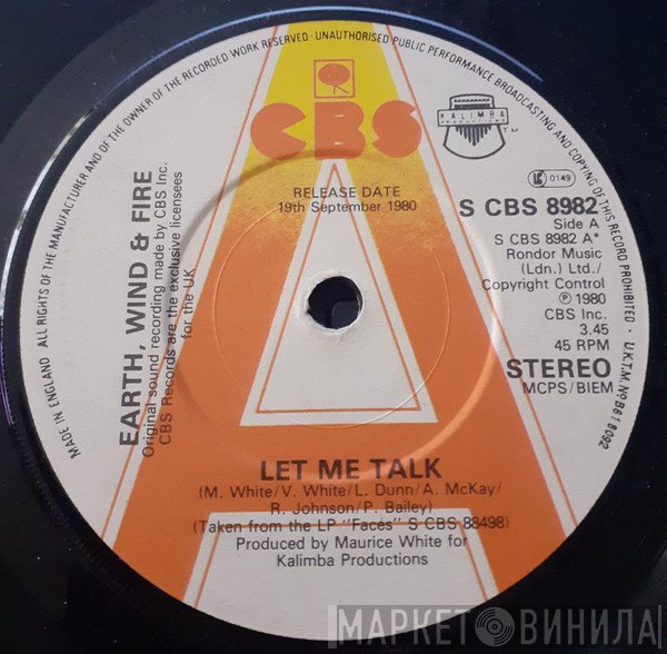 Earth, Wind & Fire  - Let Me Talk