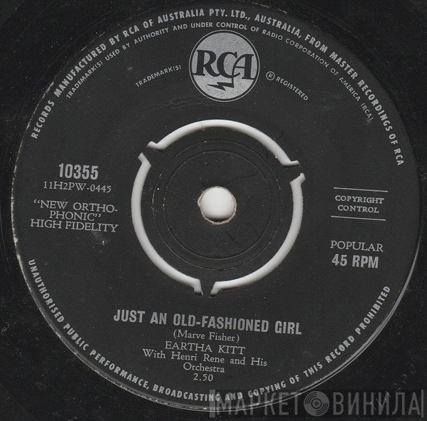 Eartha Kitt, Henri René And His Orchestra - Just An Old-Fashioned Girl / Lullaby Of Birdland