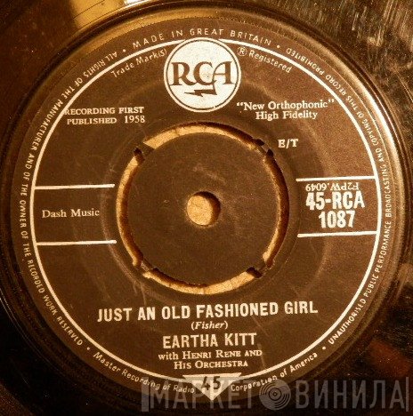 Eartha Kitt, Henri René And His Orchestra - Just An Old-Fashioned Girl