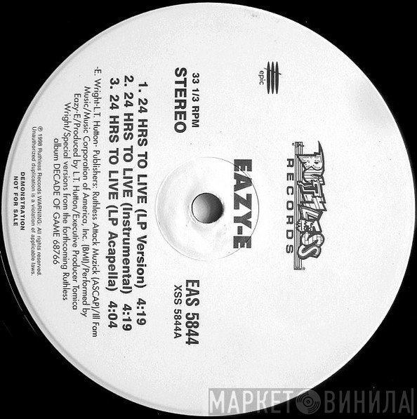 Eazy-E - 24 Hours To Live