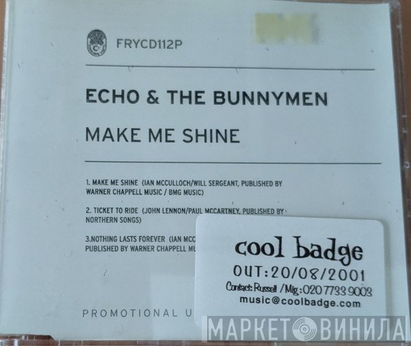 Echo & The Bunnymen - Make Me Shine