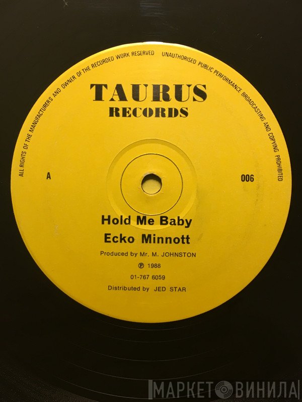 Echo Minott - Hold Me Baby
