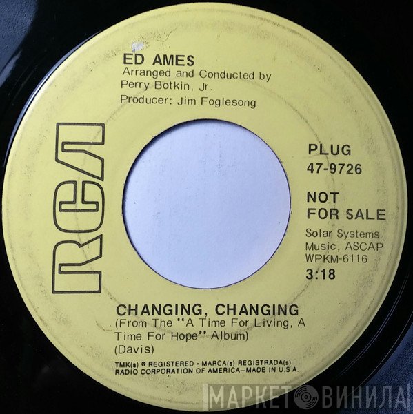 Ed Ames  - Changing, Changing