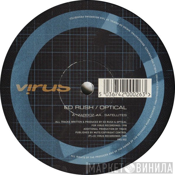 Ed Rush &amp; Optical - Zardoz / Satellites