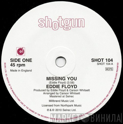 Eddie Floyd - Missing You / You Must Have Been Dreaming