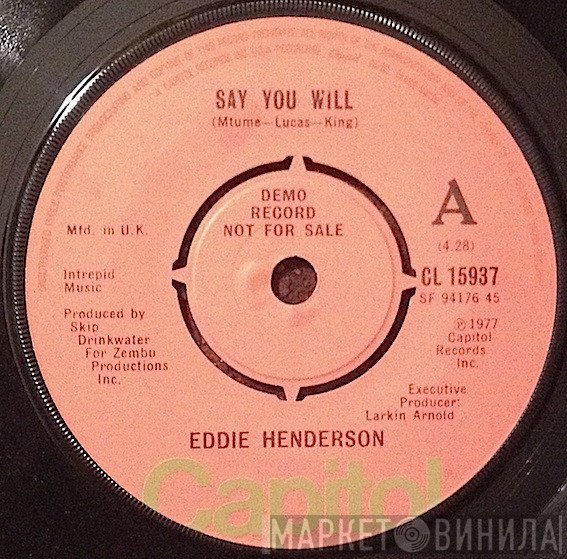 Eddie Henderson - Say You Will / The Funk Surgeon