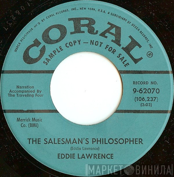 Eddie Lawrence - The Salesman's Philosopher