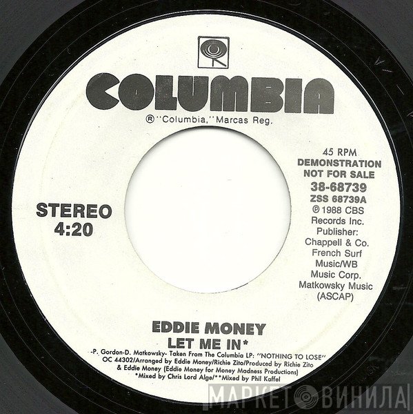 Eddie Money  - Let Me In