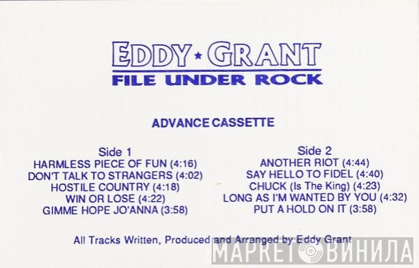 Eddy Grant  - File Under Rock