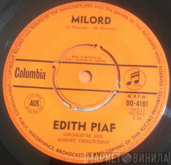 Edith Piaf  - Milord