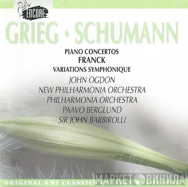 Edvard Grieg, Philharmonia Orchestra, Sir John Barbirolli, Robert Schumann, New Philharmonia Orchestra, John Ogdon, Paavo Berglund - Piano Concertos / Variations Symphonique
