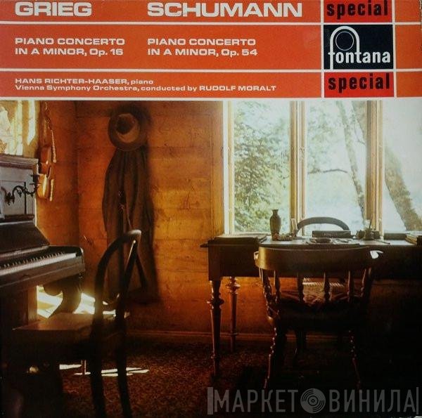 Edvard Grieg, Robert Schumann, Wiener Symphoniker, Hans Richter-Haaser, Rudolf Moralt - Piano Concerto In A Minor, Op. 16 / Piano Concerto In A Minor, Op. 54